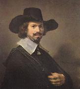 REMBRANDT Harmenszoon van Rijn Portrat des Malers Hendrick Martensz. Sorgh oil on canvas